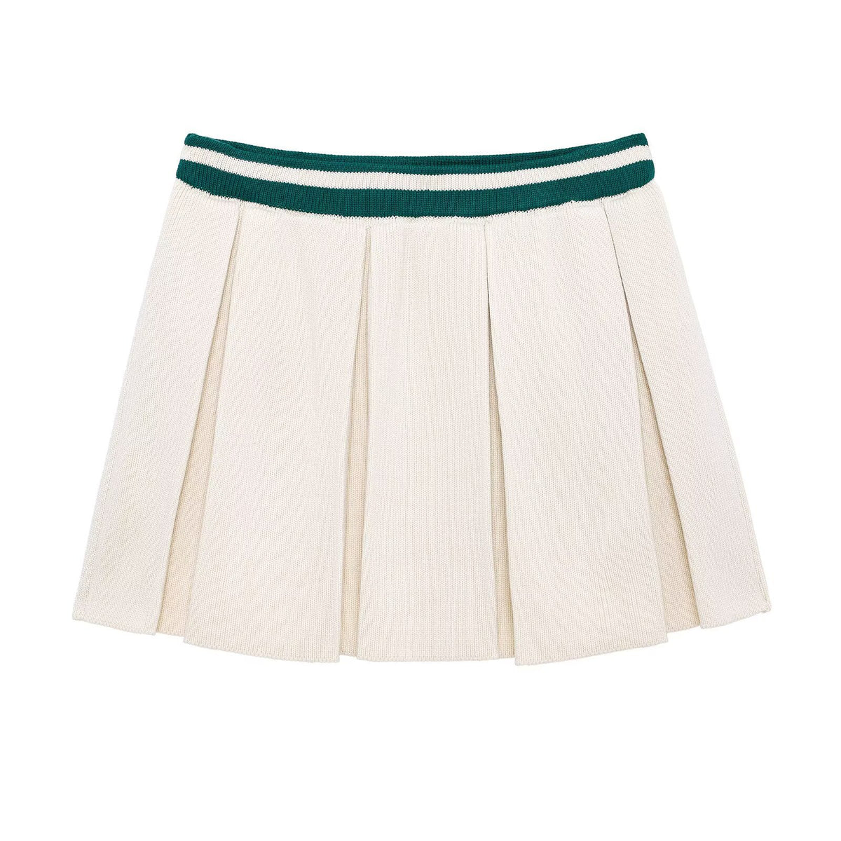 Eight legged knitted sweater+mini skirt set