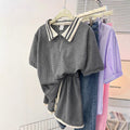 Conjunto Casual de Punto Waffle con Cremallera y Cuello Vuelto – Tallas M a 2XL