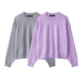 Sudadera con Capucha de Punto Canelé Oversize – Mujer