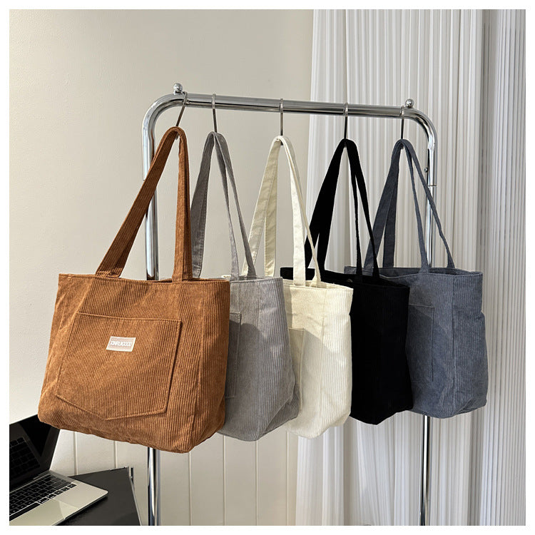 Bolso bandolera de pana - Mujer