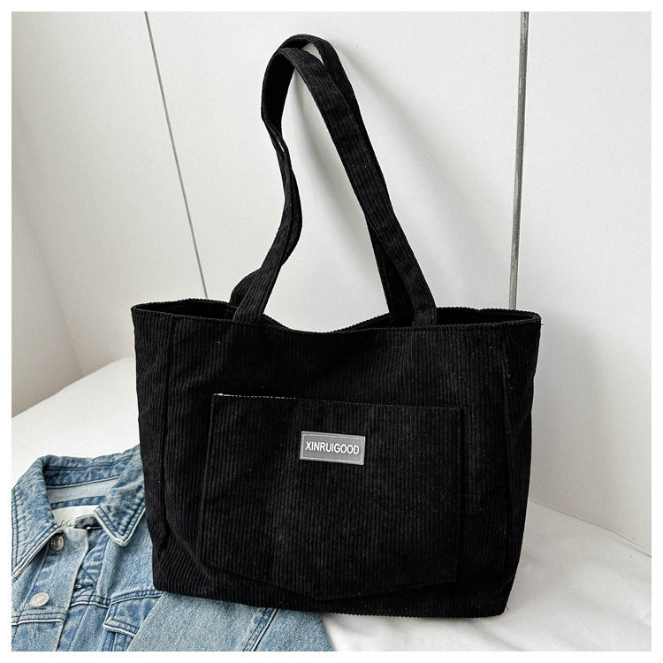 Bolso bandolera de pana - Mujer