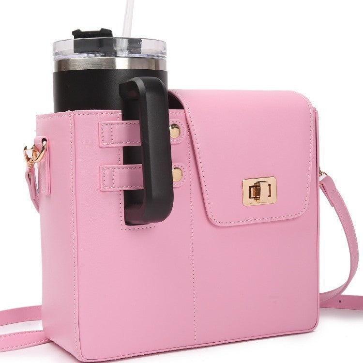 Bolsa Bandolera Isotérmica para Bebidas - Rosa