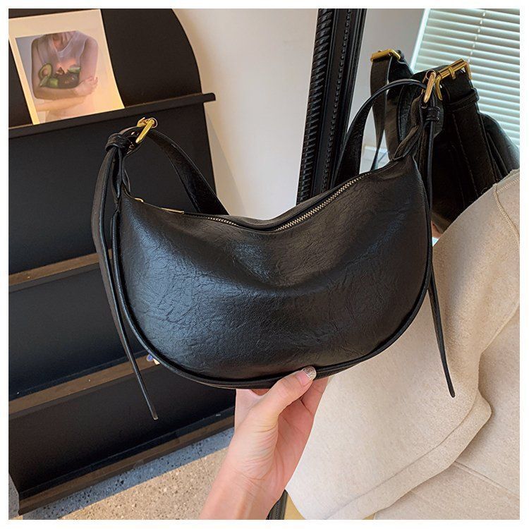Bolso Bandolera Dumpling Tendencia con Cremallera – Mujer