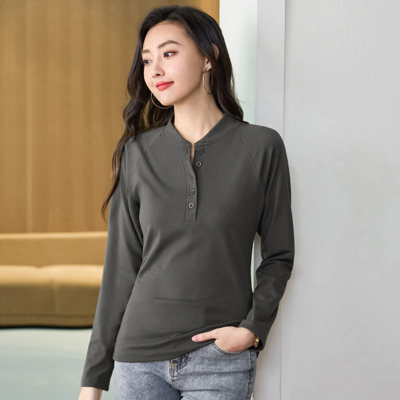 Women's slim fit long-sleeve T-shirt
