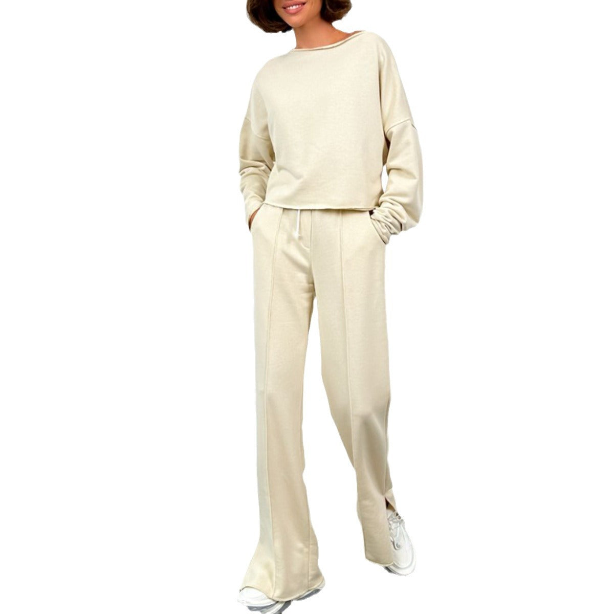Conjunto Casual de Dos Piezas para Mujer - Manga Larga