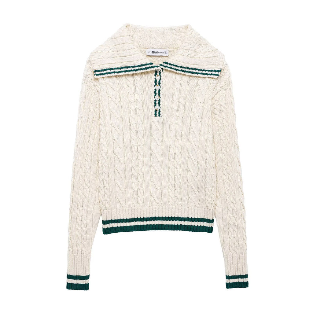 Eight legged knitted sweater+mini skirt set