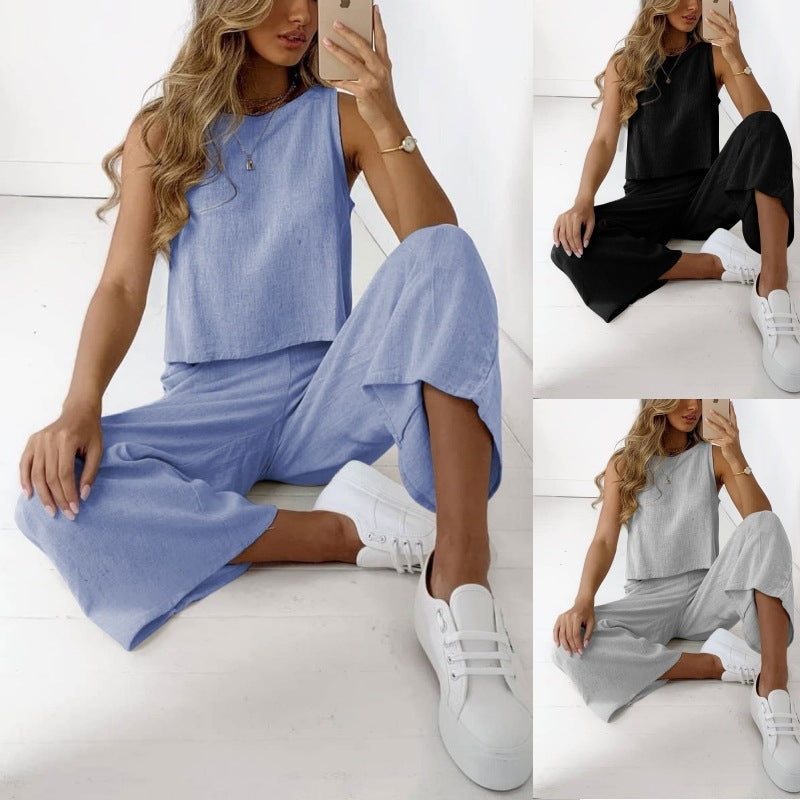 Conjunto de Dos Piezas para Mujer - Estilo Casual