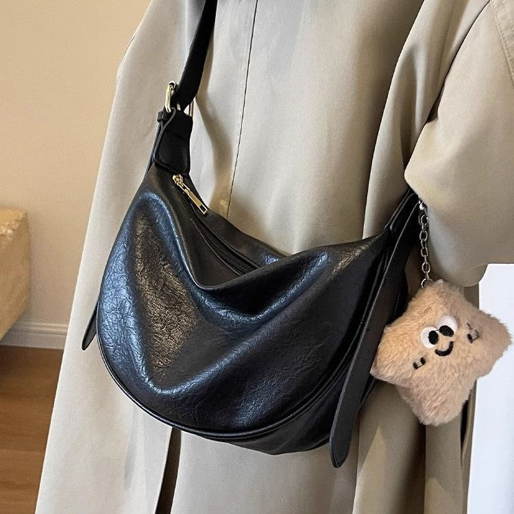 Bolso Bandolera Dumpling Tendencia con Cremallera – Mujer