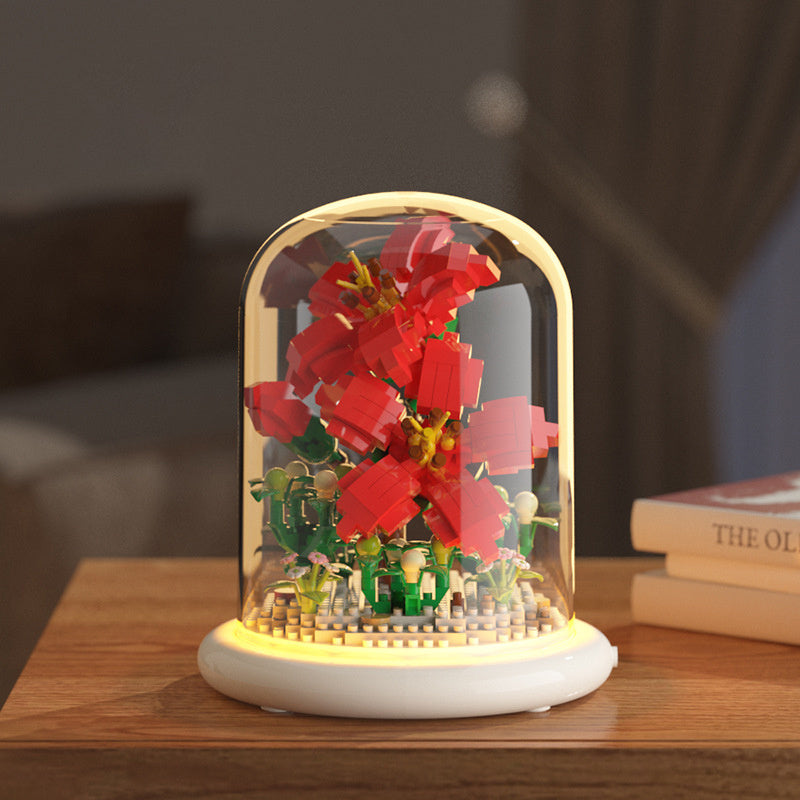 Flor Eterna De Bloques – Kit Decorativo