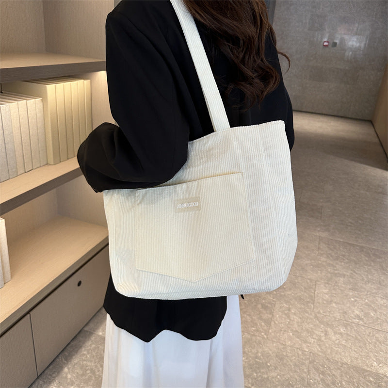 Bolso bandolera de pana - Mujer