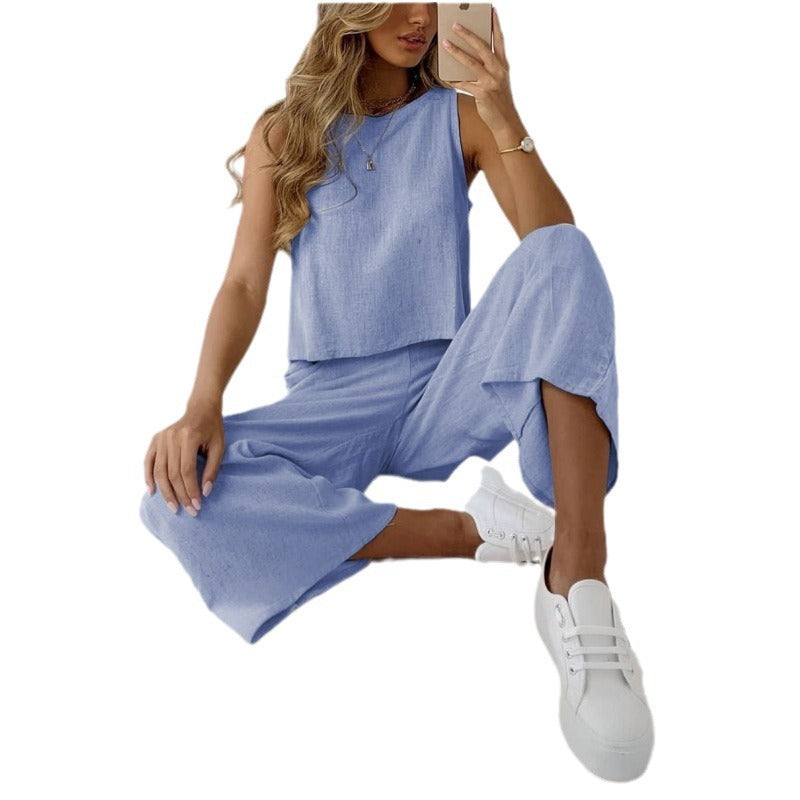Conjunto de Dos Piezas para Mujer - Estilo Casual