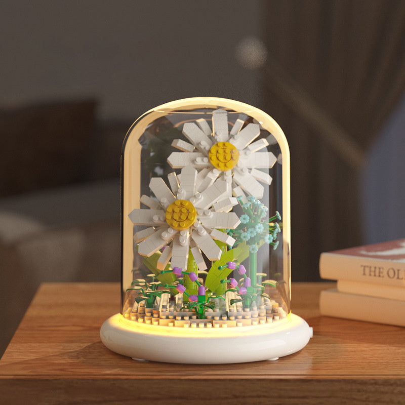 Flor Eterna De Bloques – Kit Decorativo
