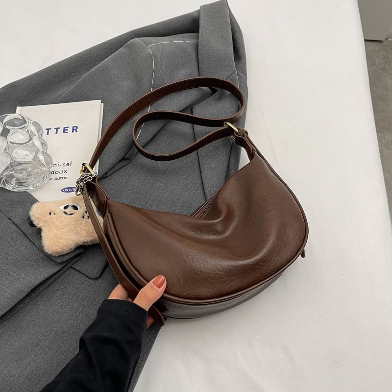Bolso Bandolera Dumpling Tendencia con Cremallera – Mujer