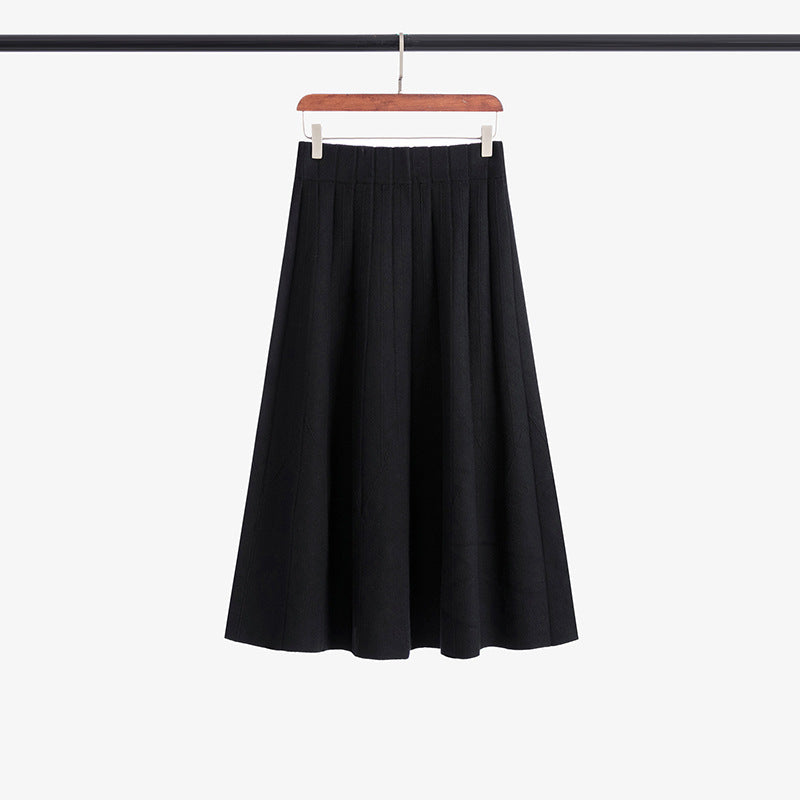 Conjunto Cárdigan de Punto con Falda – Elegancia Effortless