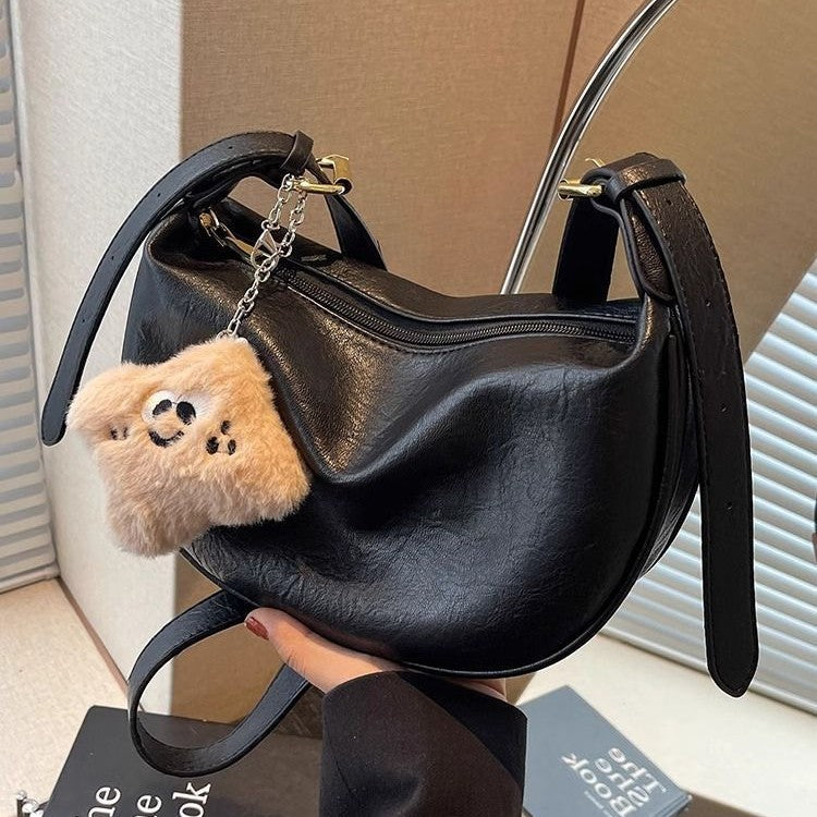 Bolso Bandolera Dumpling Tendencia con Cremallera – Mujer