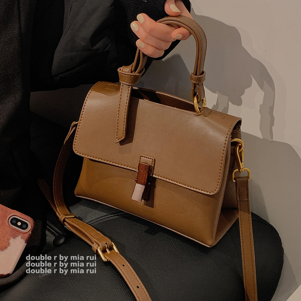 Bolso Retro de Textura con Asa Desmontable – Mujer