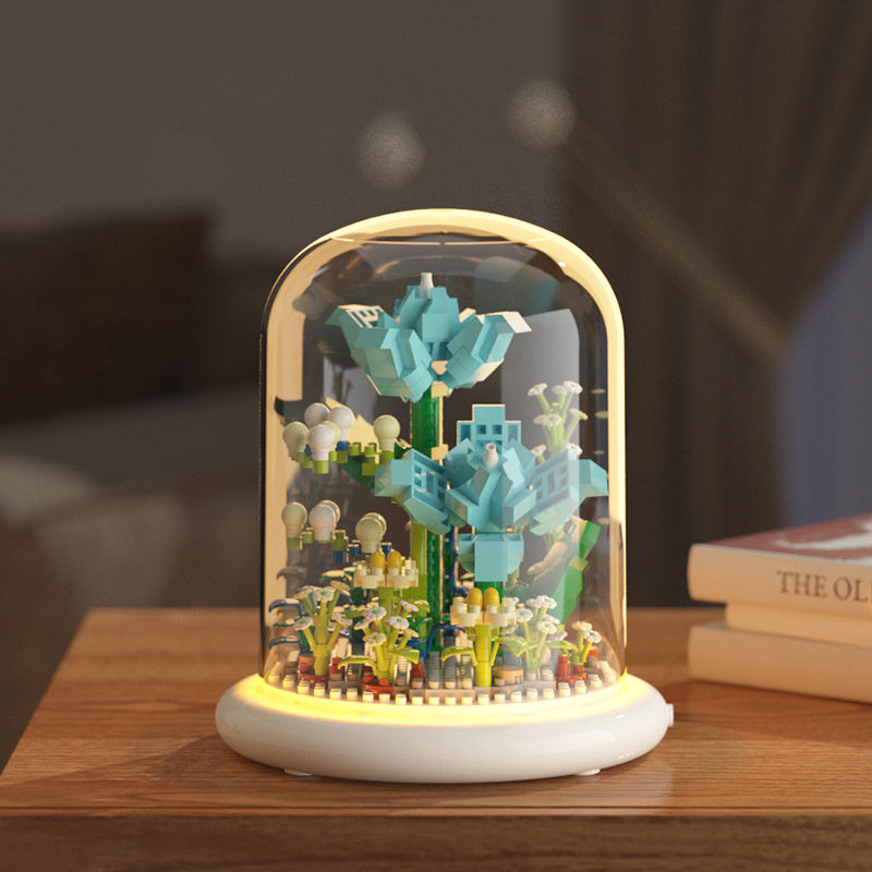 Flor Eterna De Bloques – Kit Decorativo