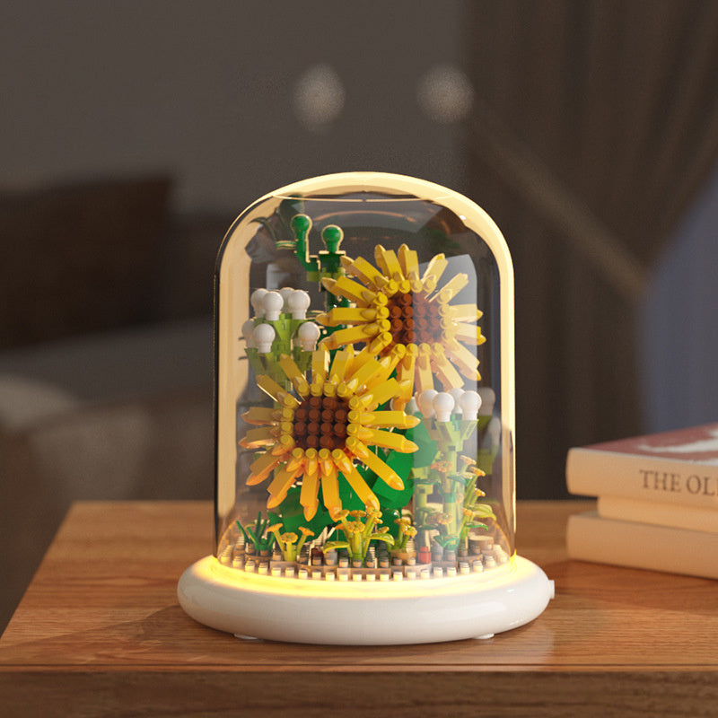 Flor Eterna De Bloques – Kit Decorativo