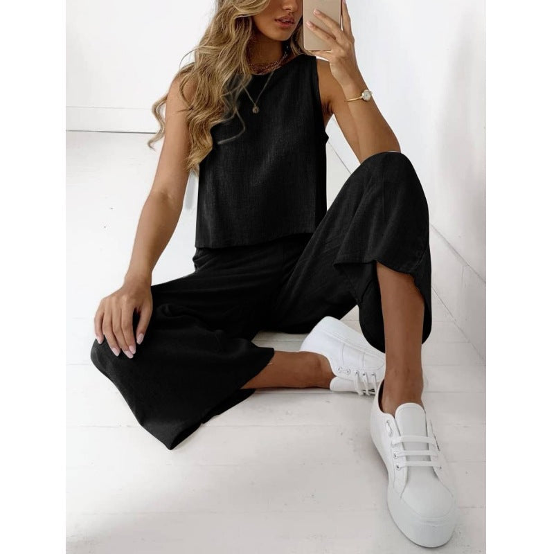 Conjunto de Dos Piezas para Mujer - Estilo Casual