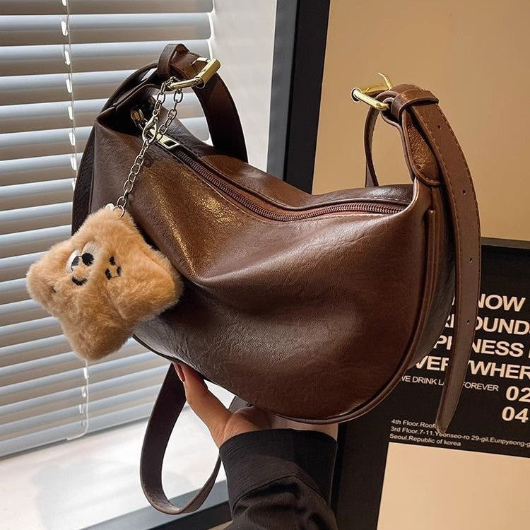 Bolso Bandolera Dumpling Tendencia con Cremallera – Mujer