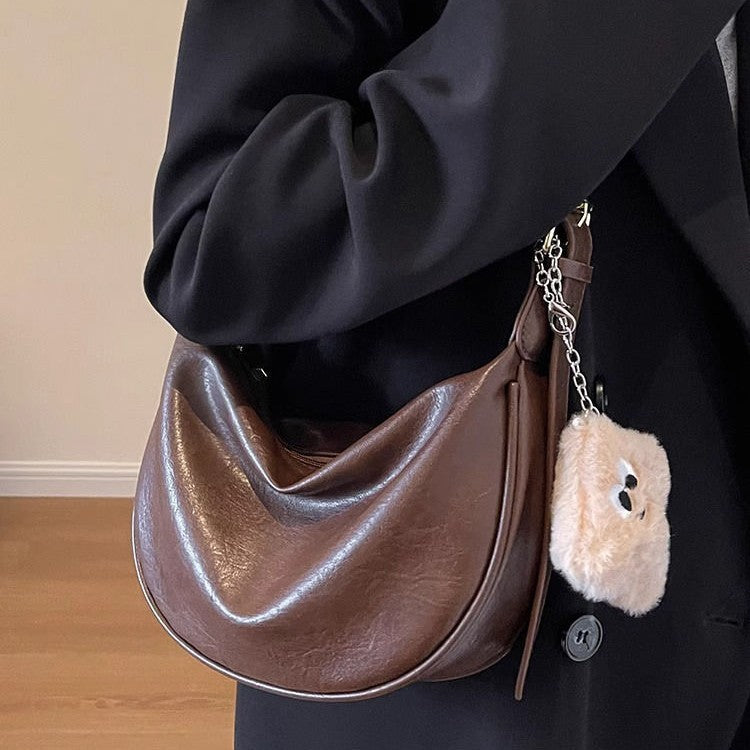 Bolso Bandolera Dumpling Tendencia con Cremallera – Mujer