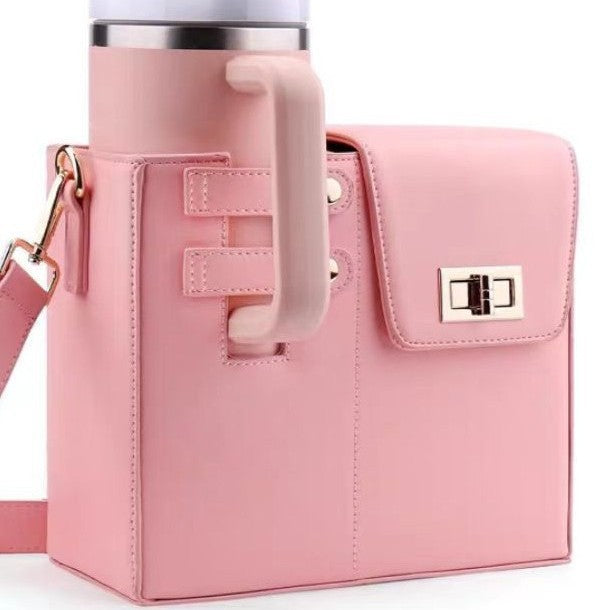 Bolsa Bandolera Isotérmica para Bebidas - Rosa