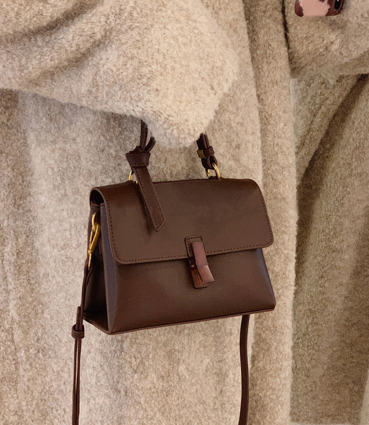Bolso Retro de Textura con Asa Desmontable – Mujer