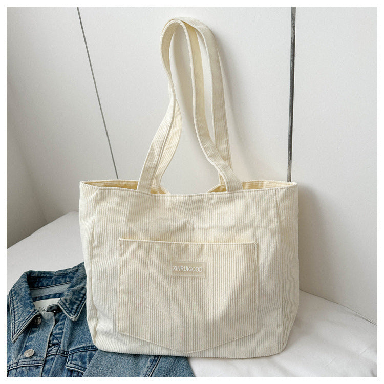 Bolso bandolera de pana - Mujer