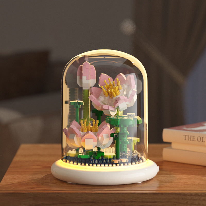 Flor Eterna De Bloques – Kit Decorativo